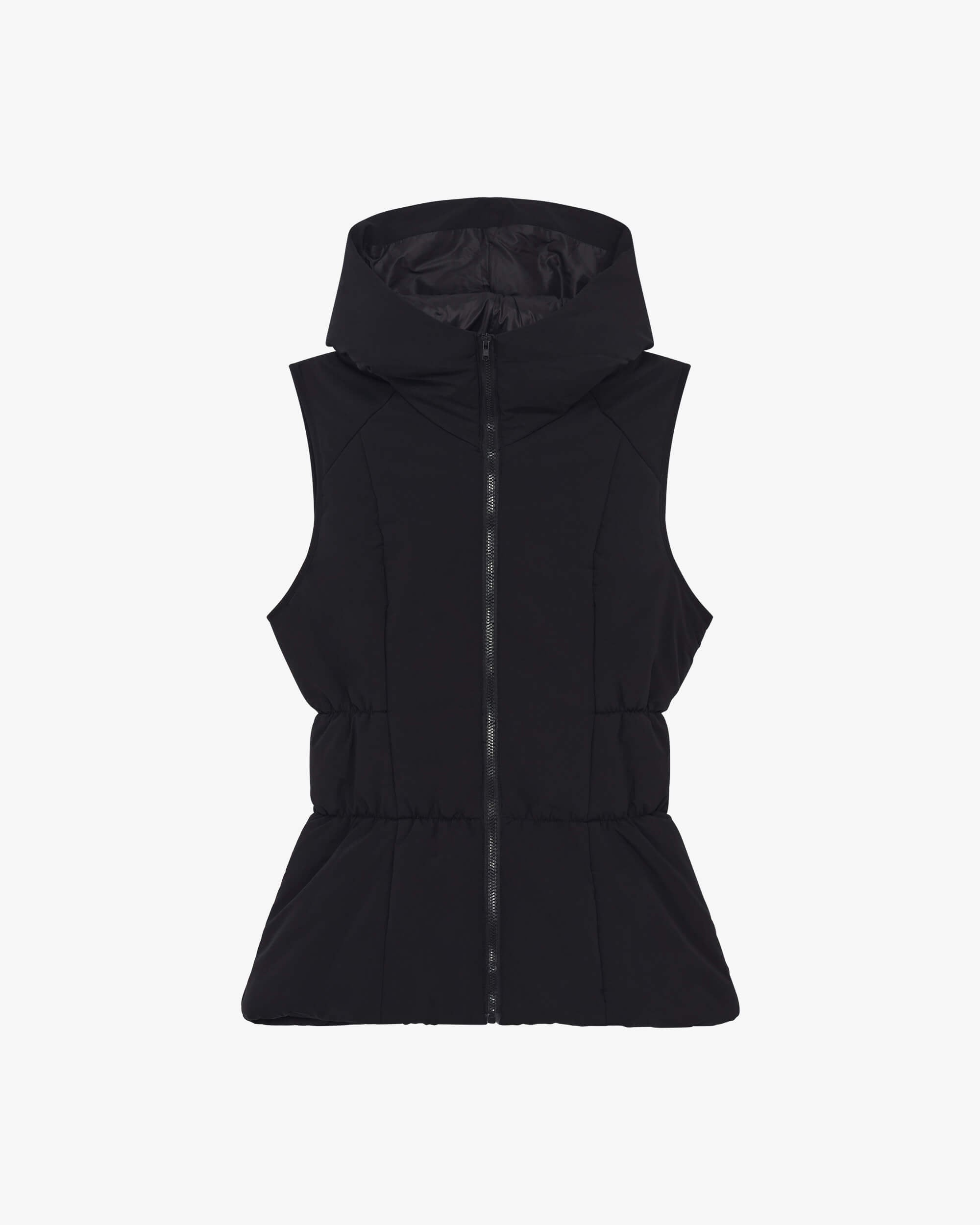 Sleeveless down jacket