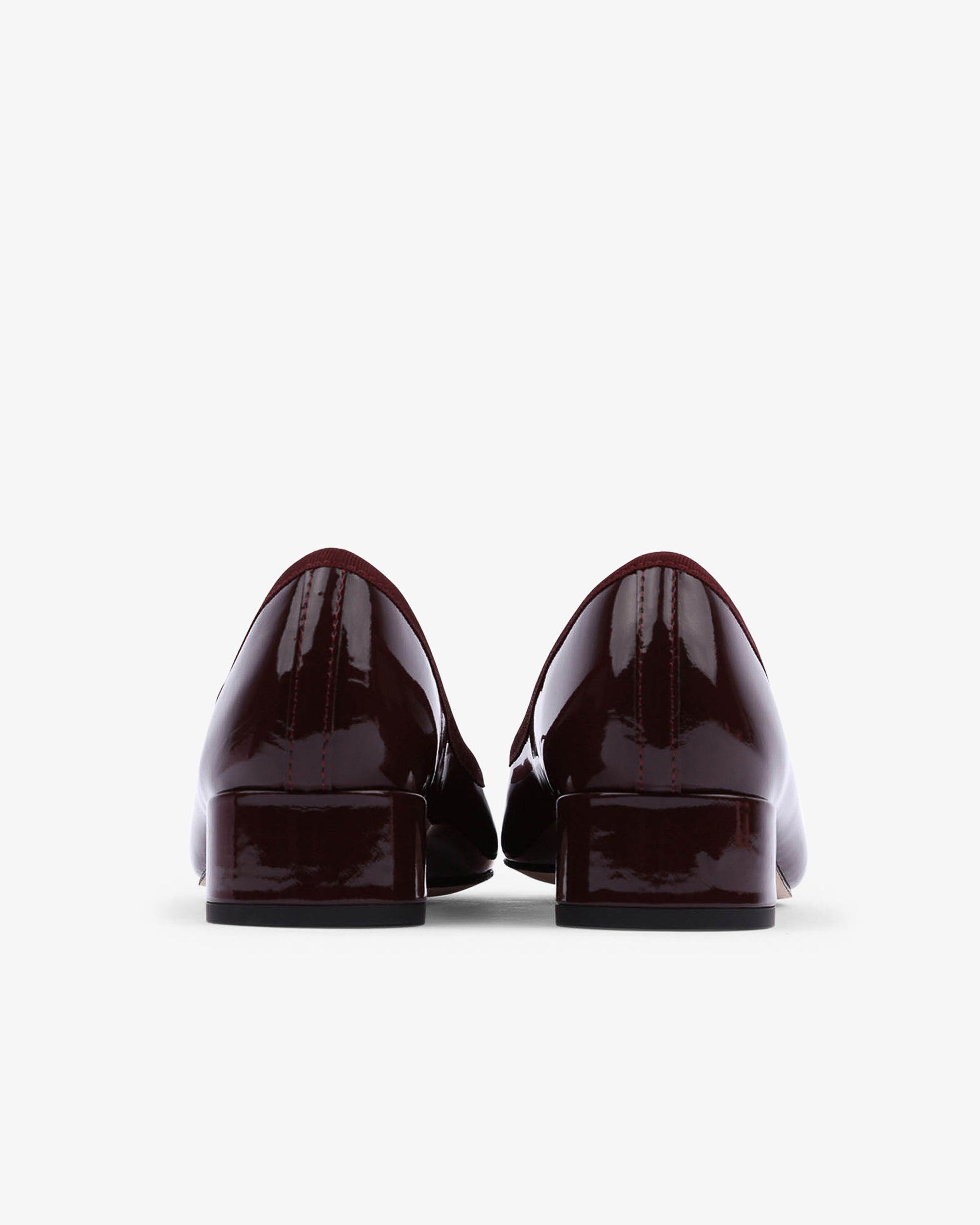 Ballerines Camille cuir Rouge profond