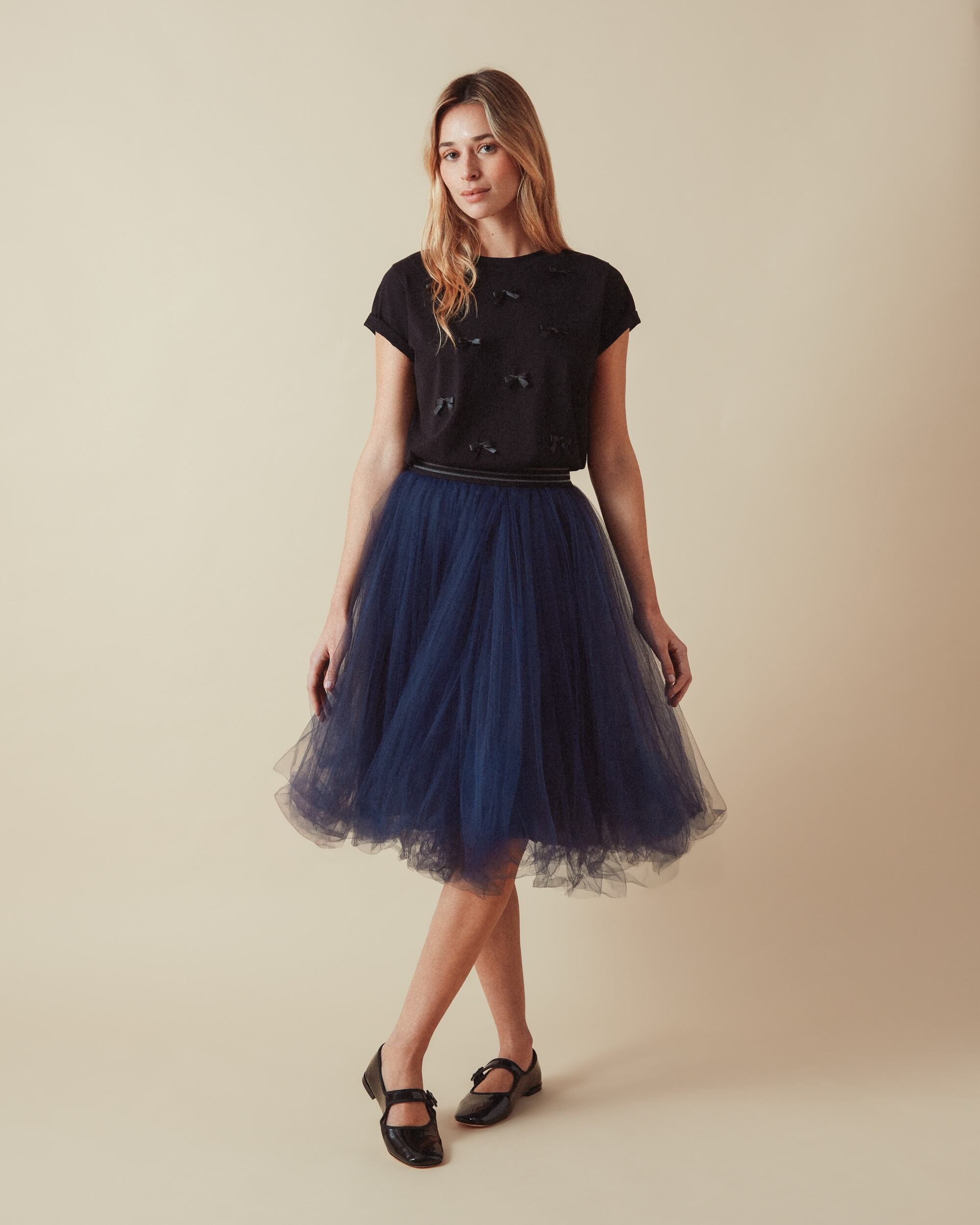 Jupe Mi-longue Taille Normale Noir Comma, Femme - 2297696-noir00 Jupe Mi-longue Taille Normale Noir Comma, Femme - 2297696-noir00