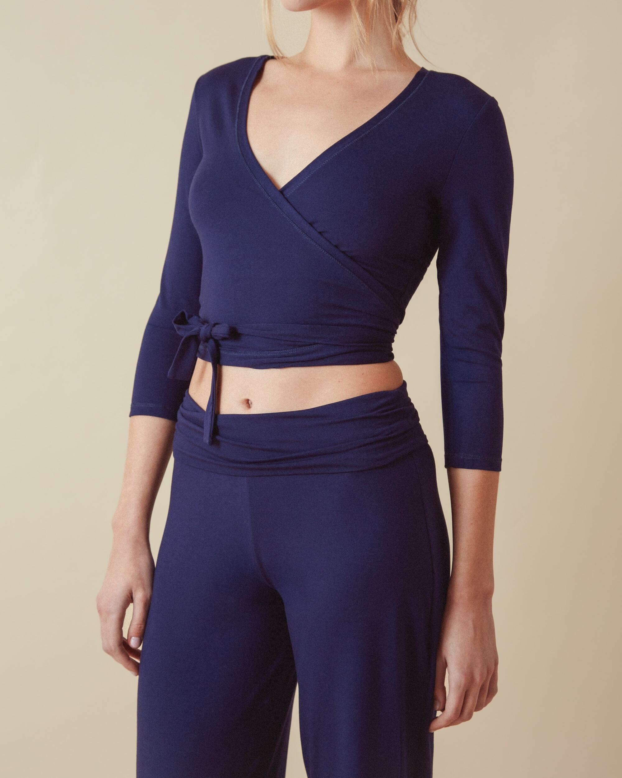 Viscose jazz pants with fold over waistband
