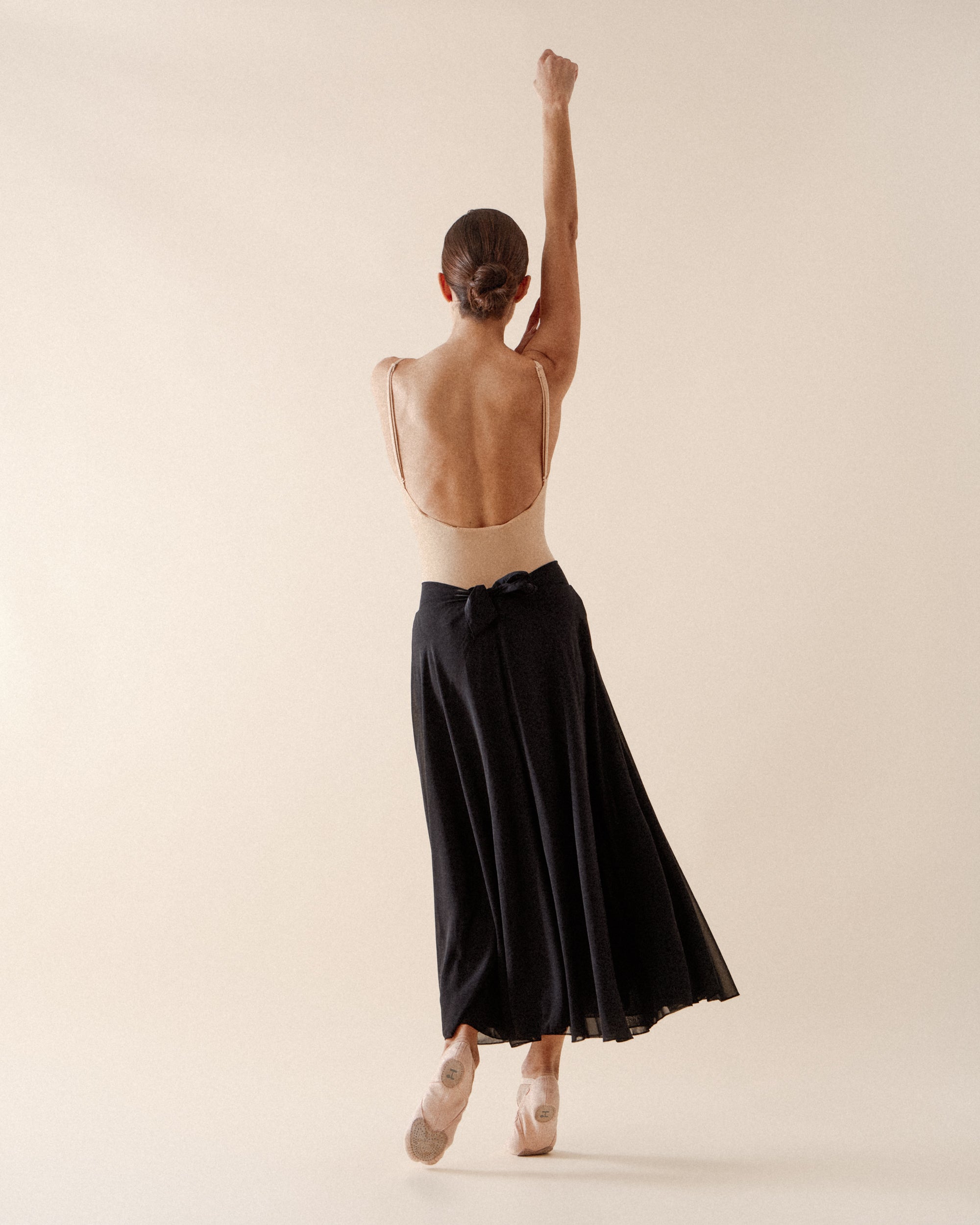 Jupe en mousseline réversible