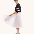 Long sparkling tutu skirt