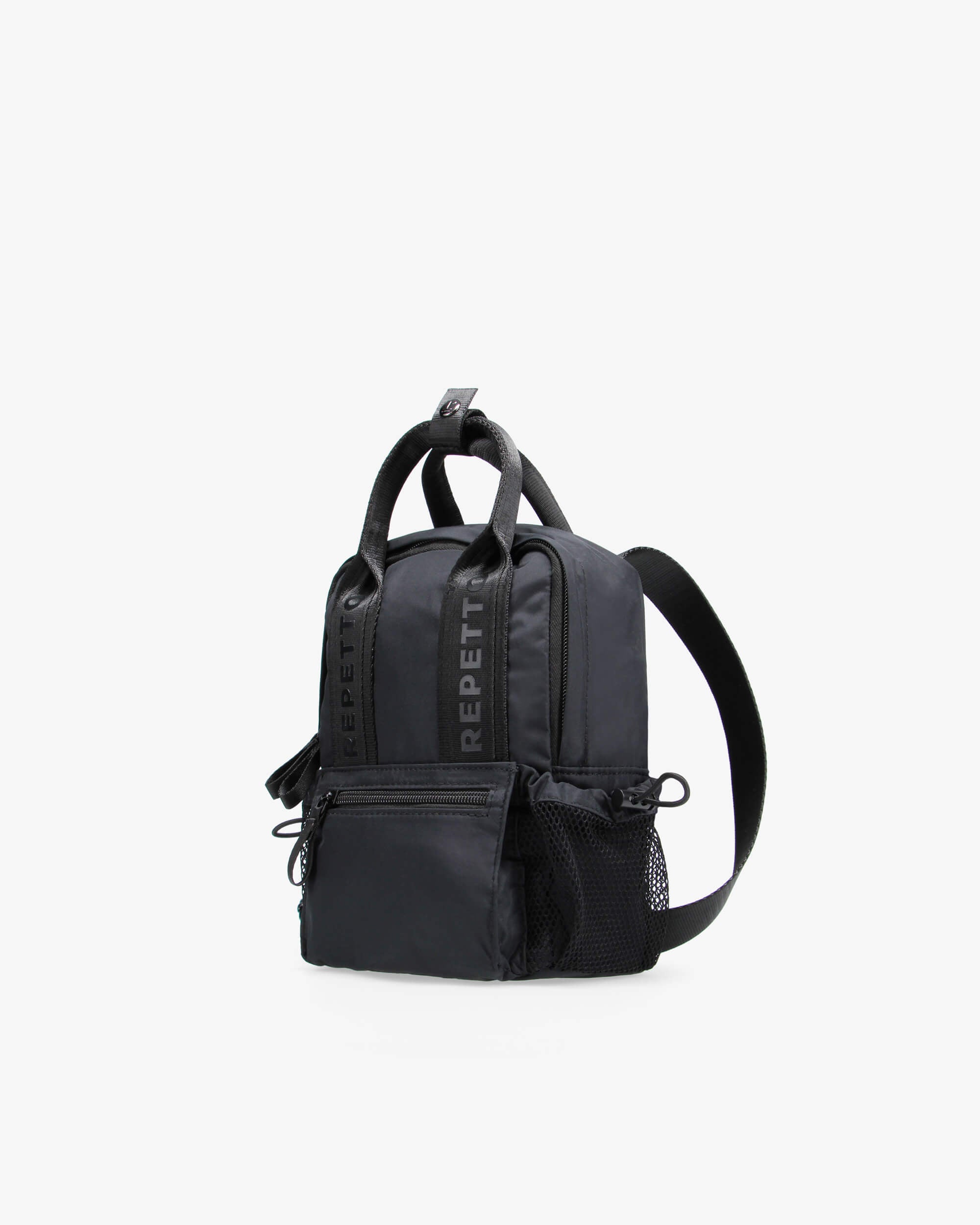 black mini backpack spikes Small Backpack Black