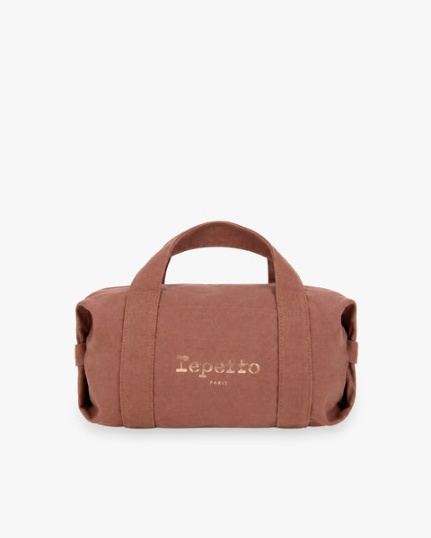 Medium Duffle Bag With Strap Moka Brown | Repetto
