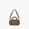 Mini duffle bag with shoulder strap