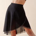 Two color reversible fishnet skirt