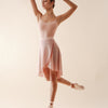 Two color reversible fishnet skirt