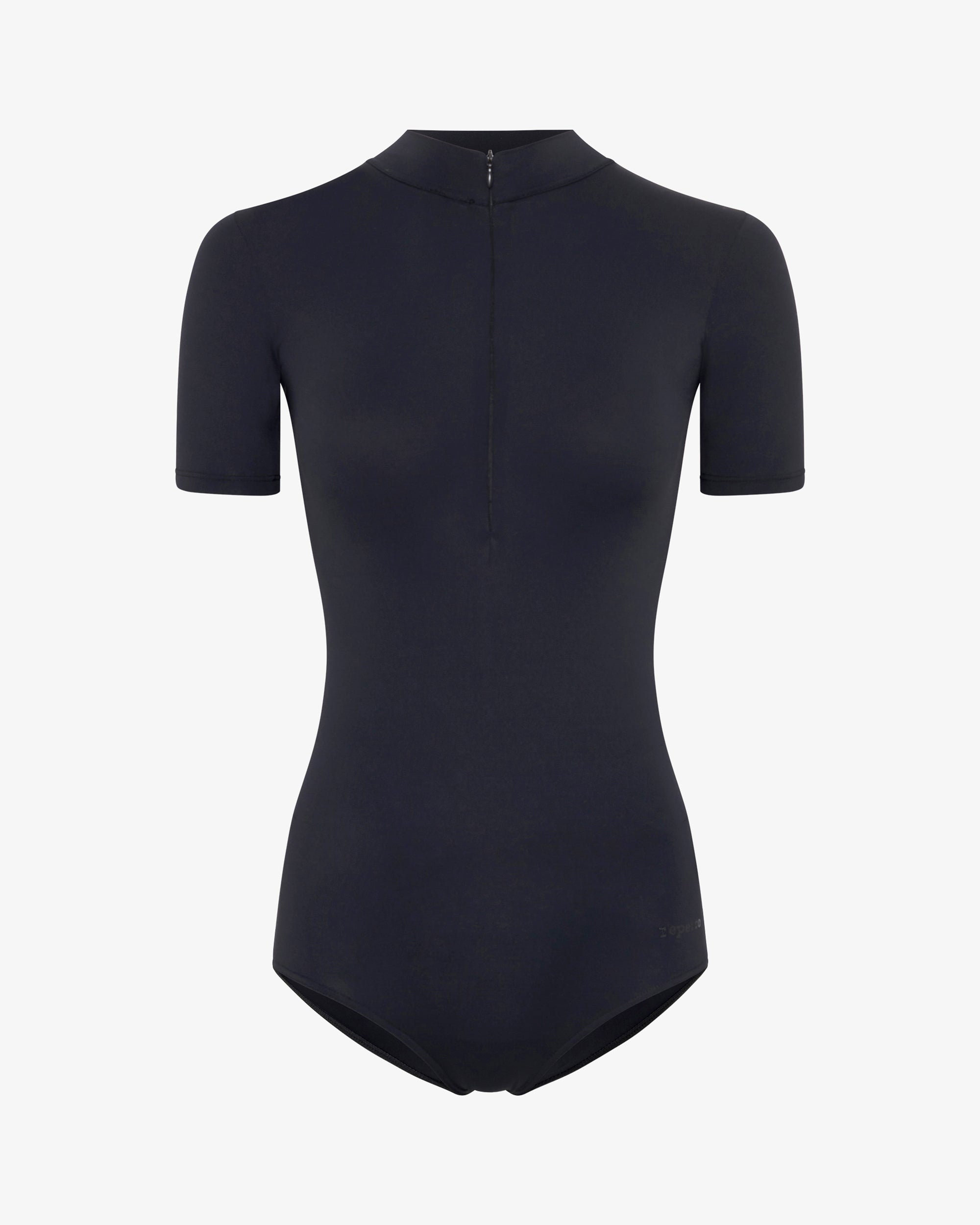 Leotard - officer collar lace in the back