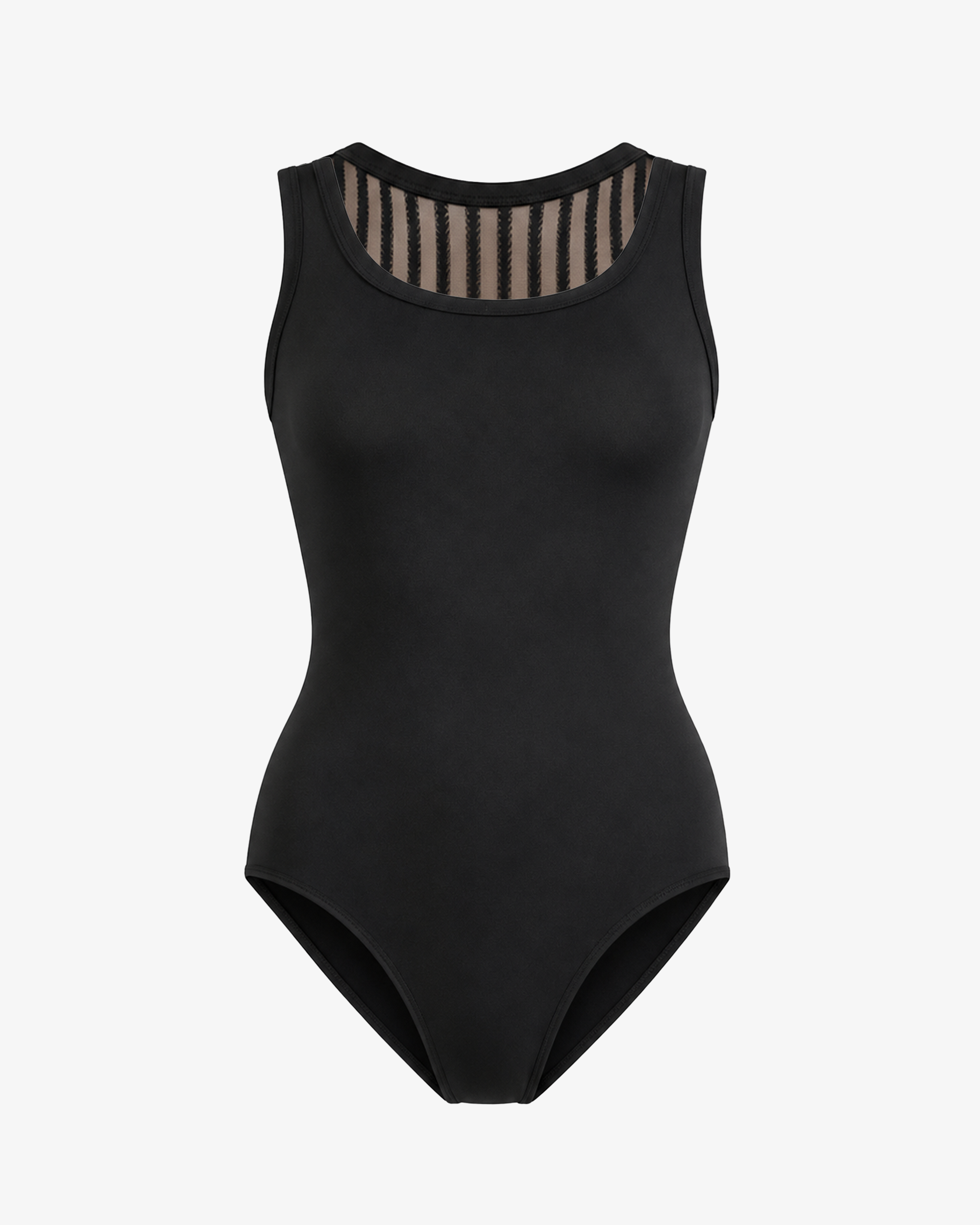 Leotard - fishnet racer back 