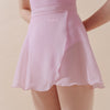 Short chiffon skirt