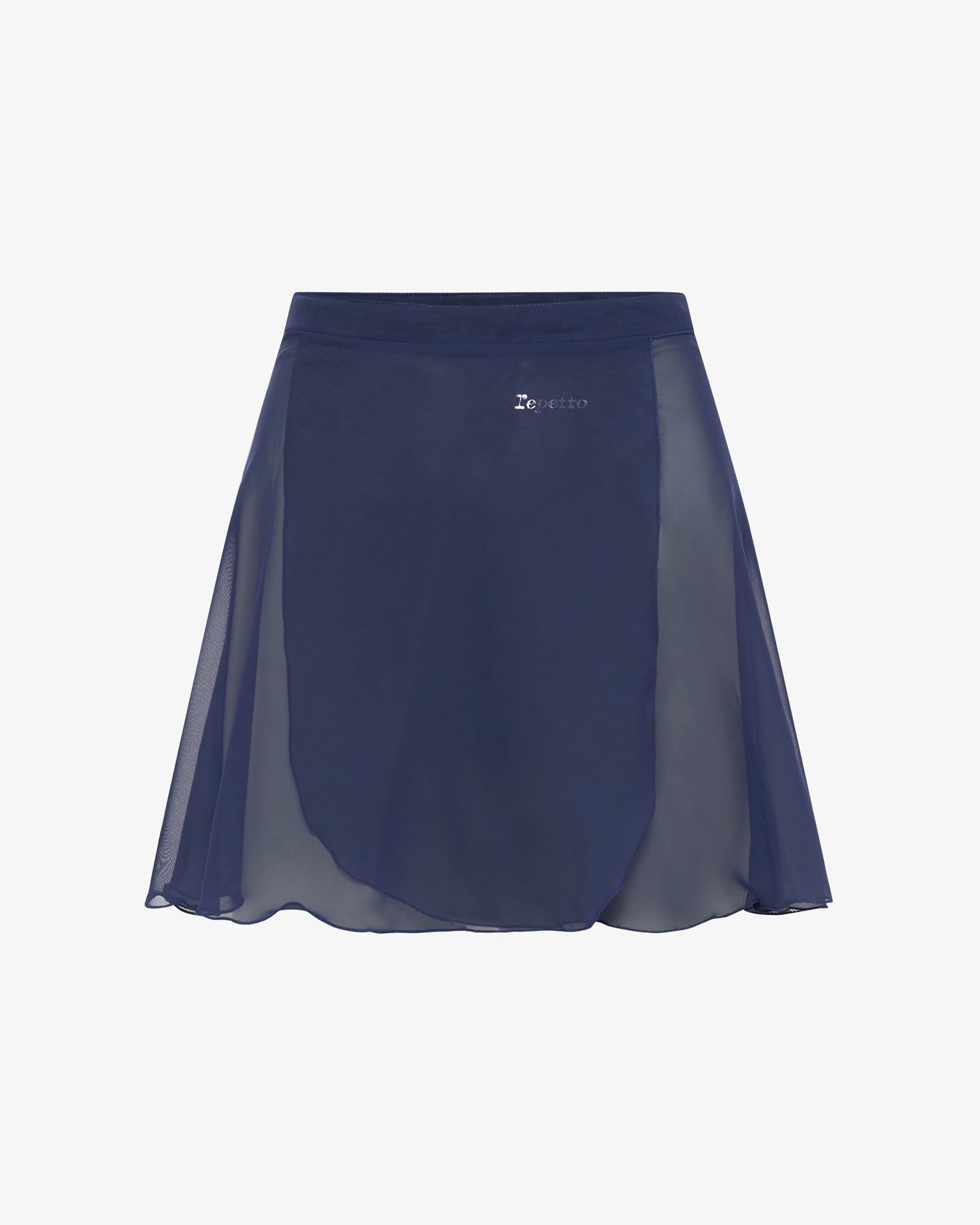 Short chiffon skirt