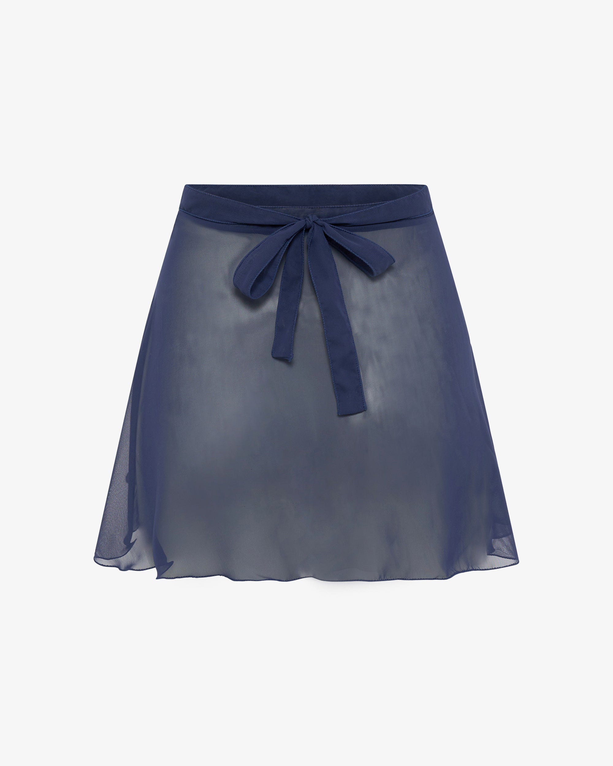 Short chiffon skirt