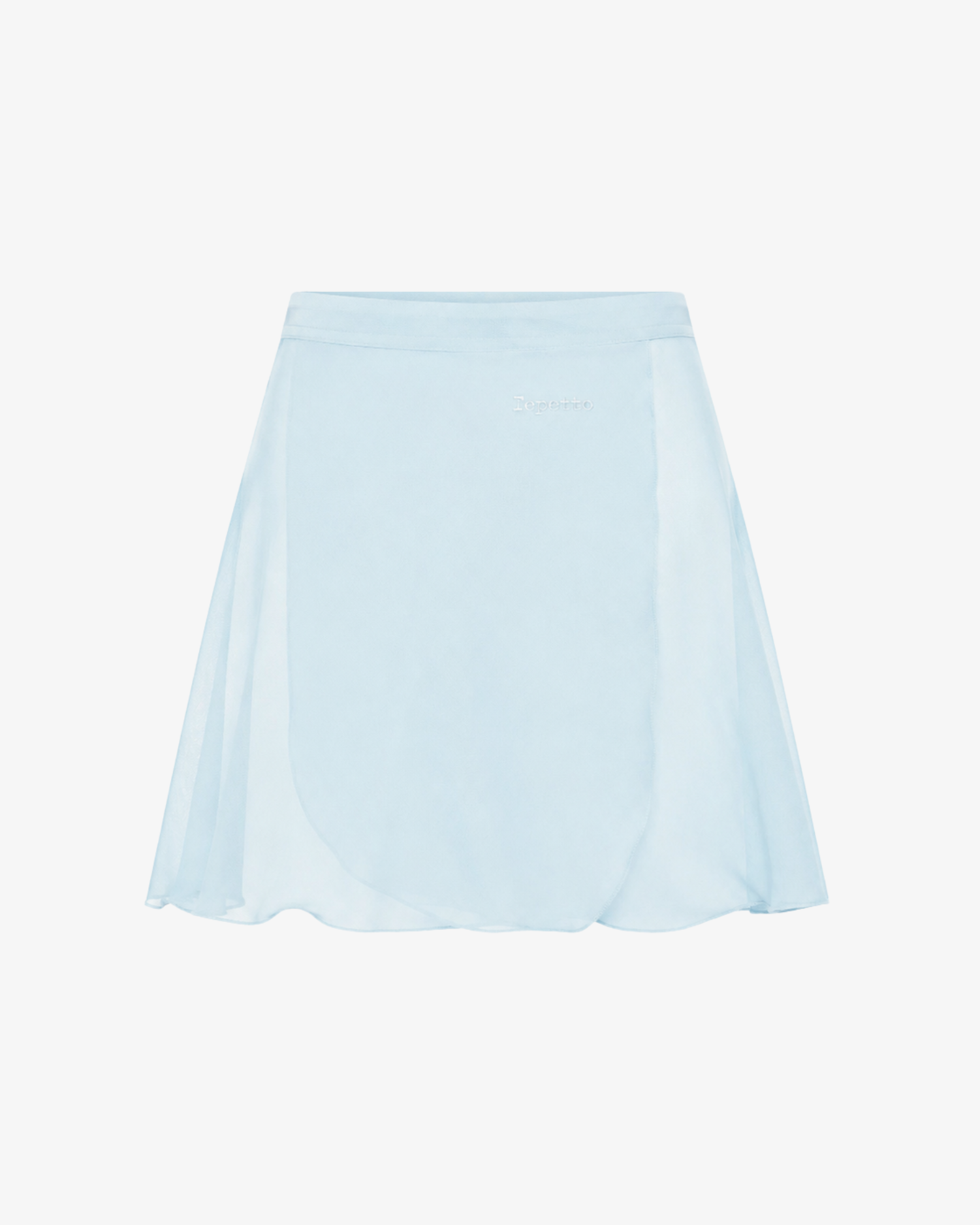 Short chiffon skirt