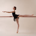 Leotard with front and back gathers - Kids
