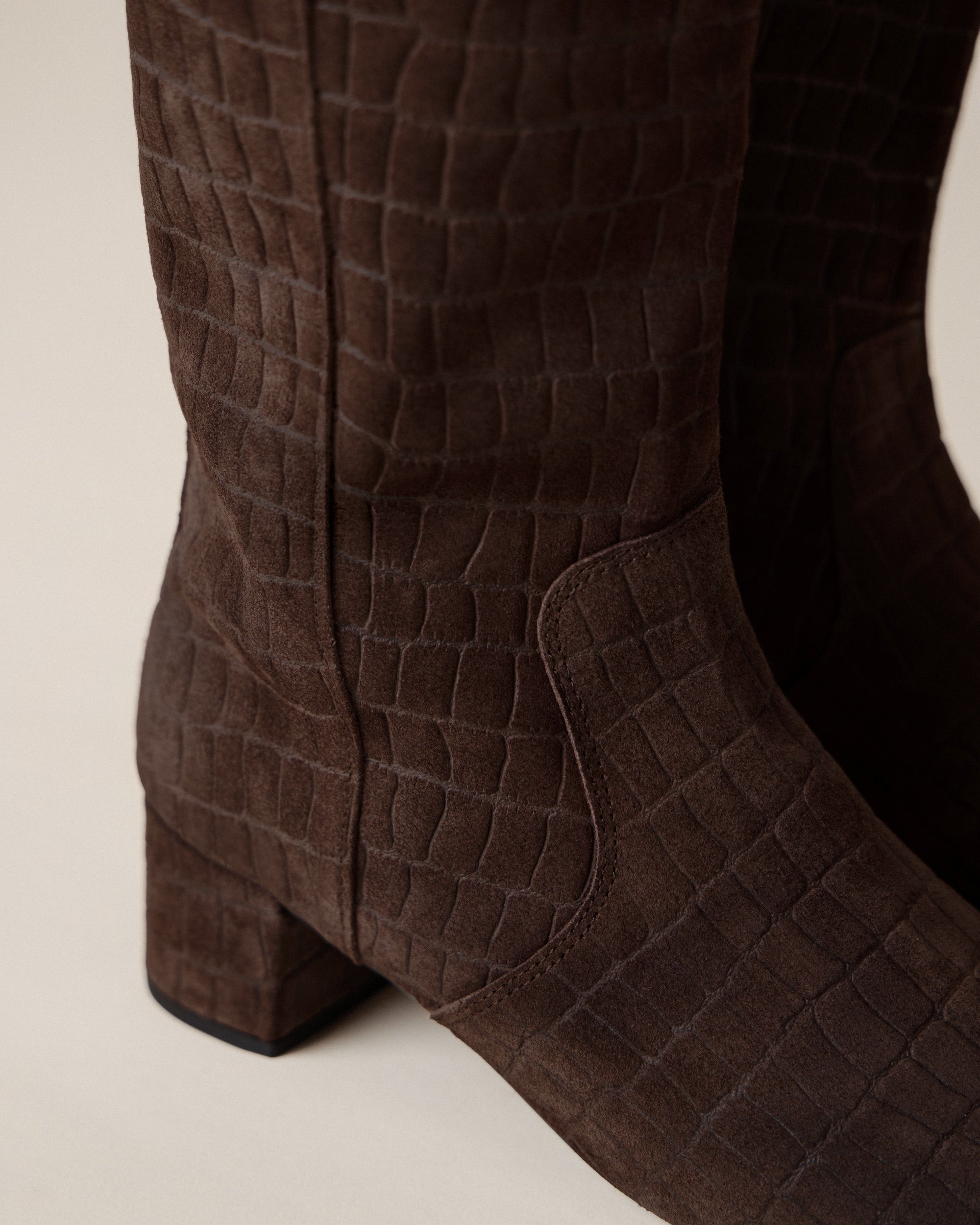 Bottes hautes Bruna - semelle gomme