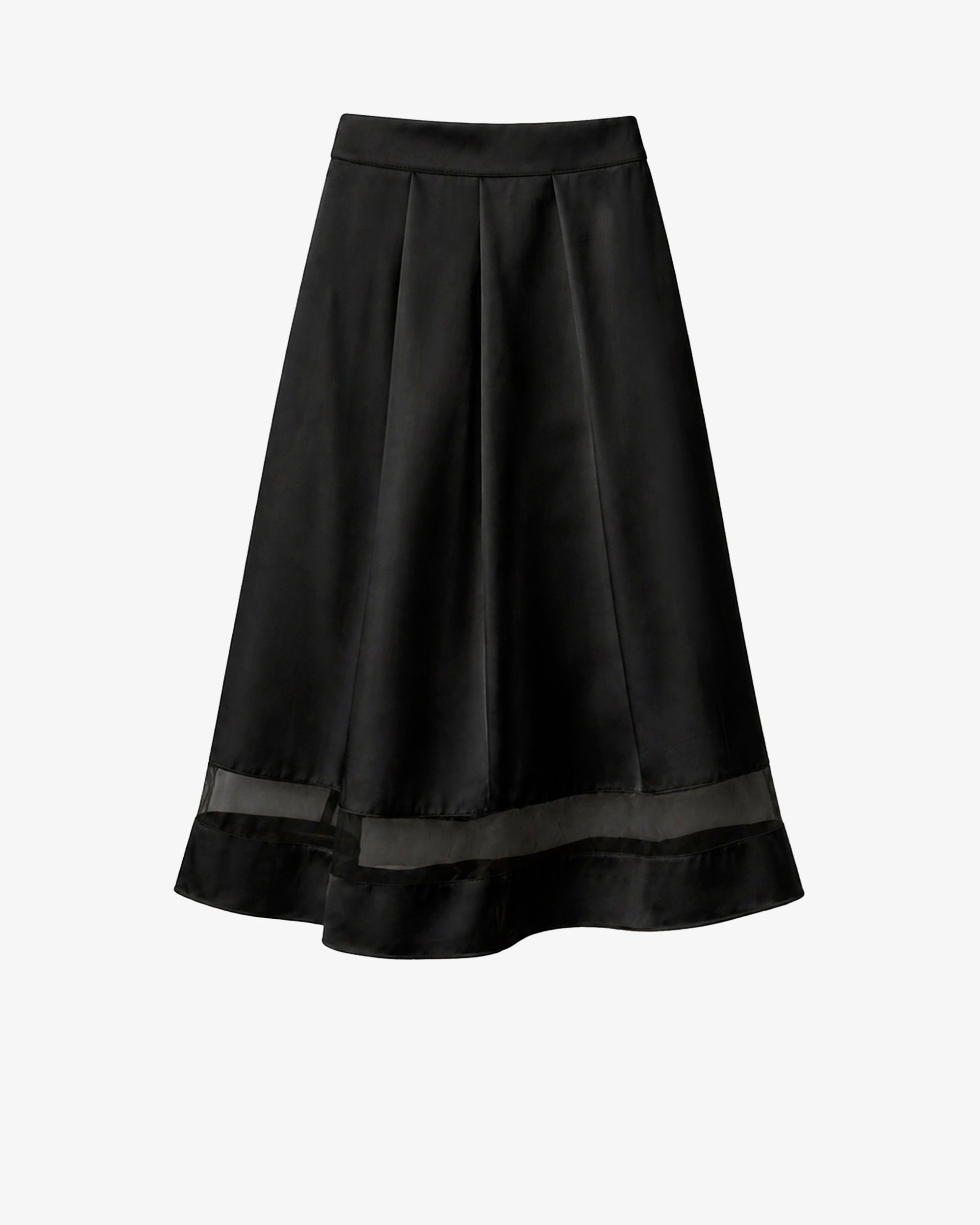 Signature tulle midi skirt