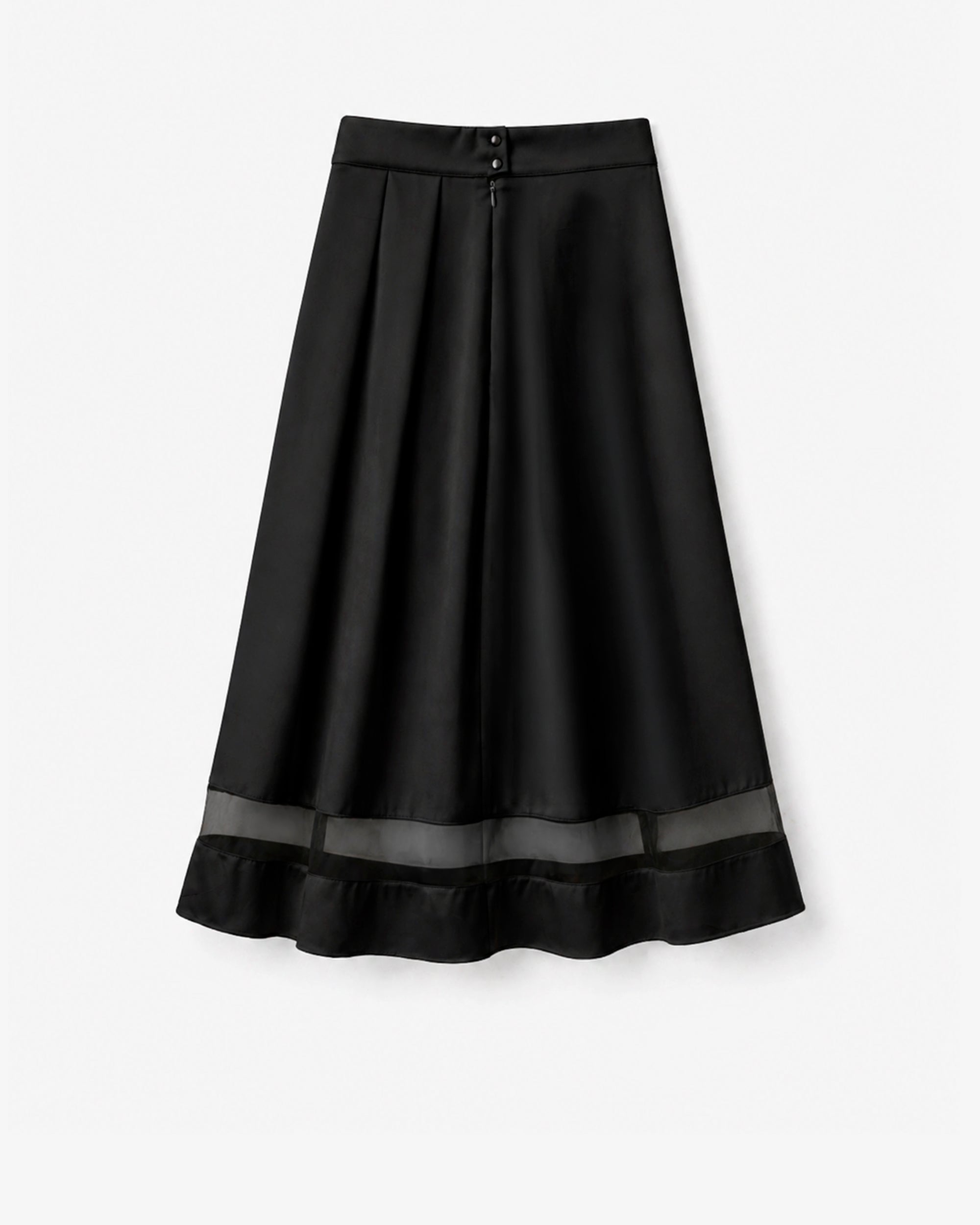 Signature tulle midi skirt
