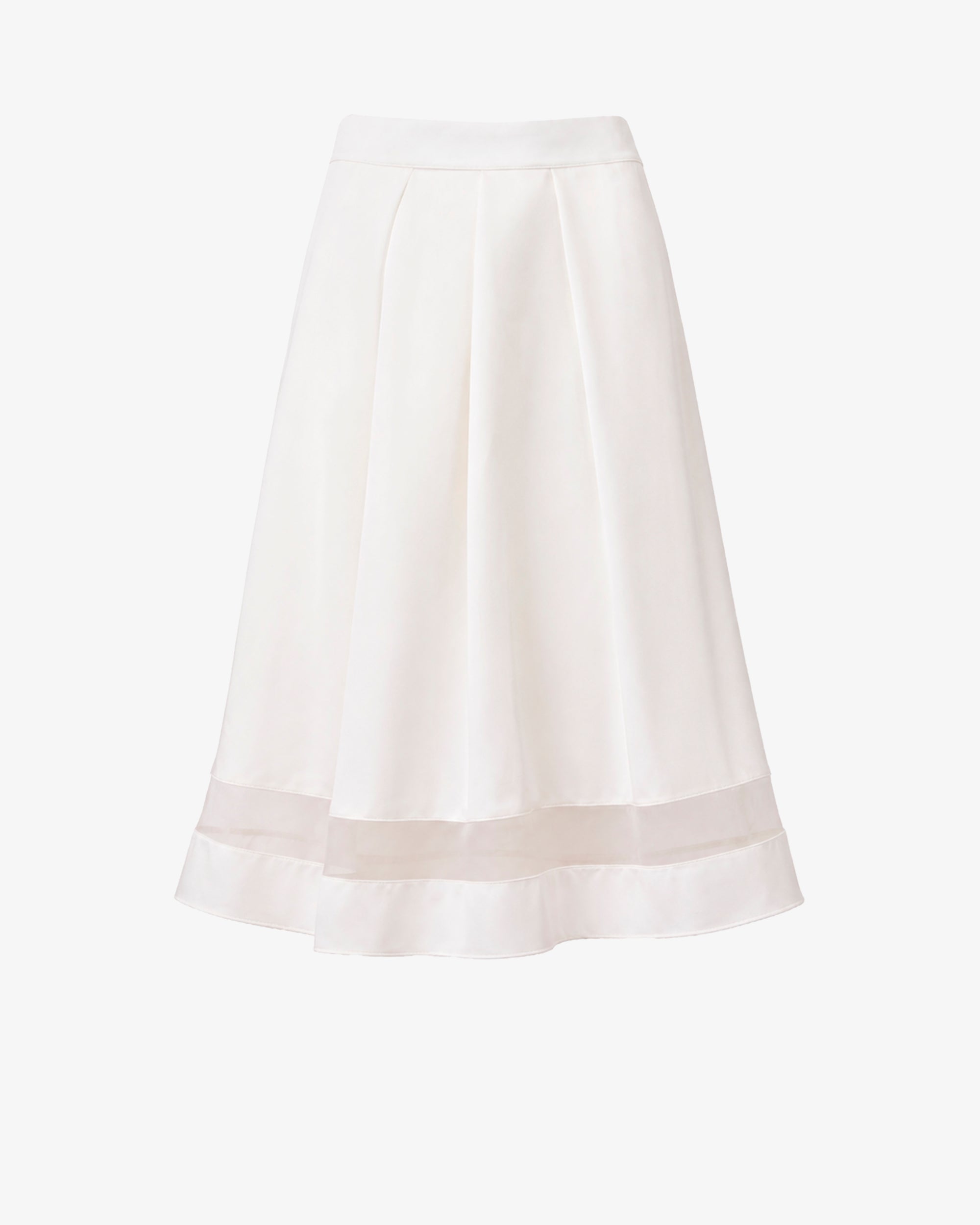 Signature tulle midi skirt
