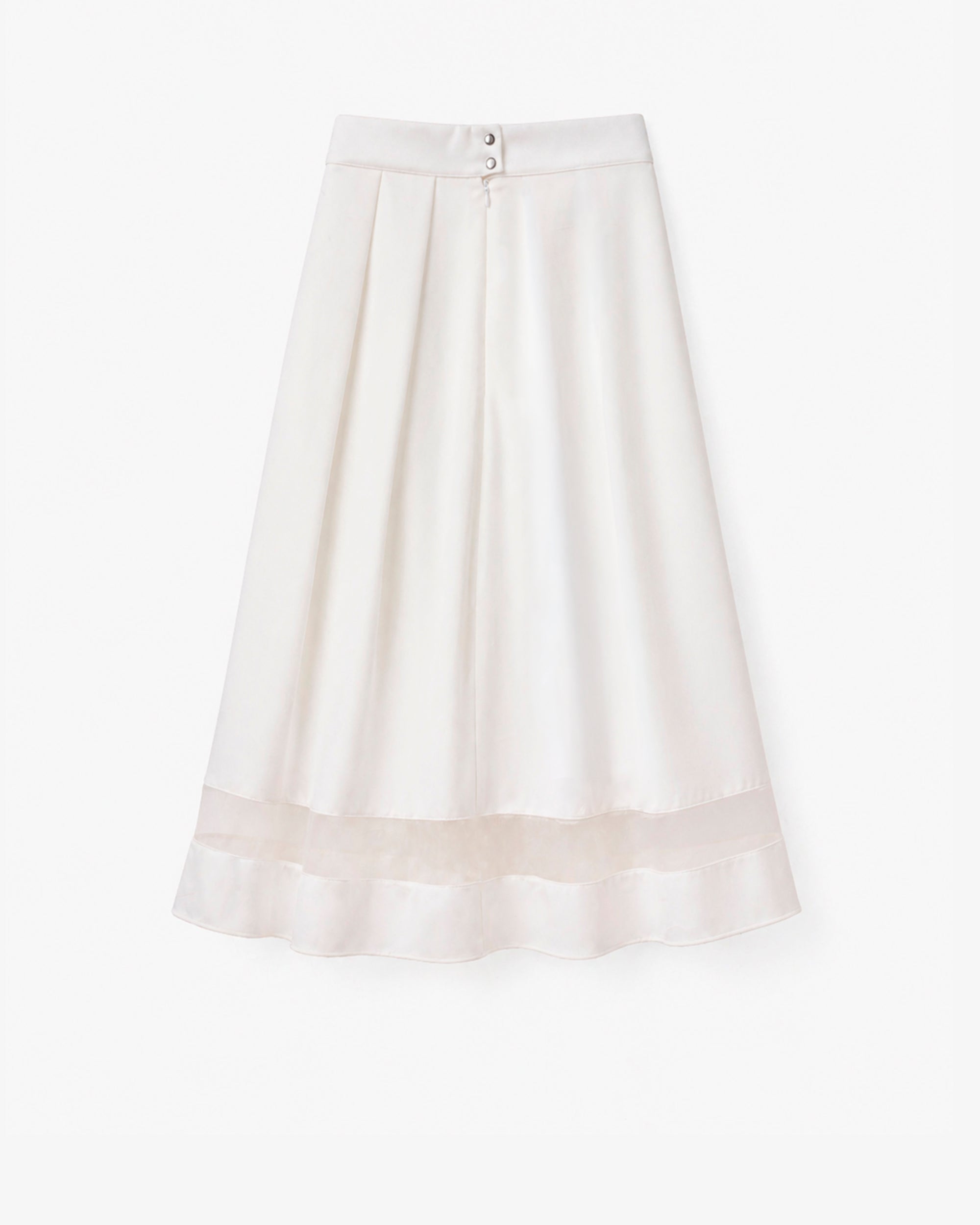 Signature tulle midi skirt