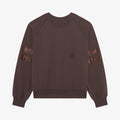 Sweat oversize Satin signature