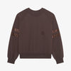 Sweat oversize Satin signature
