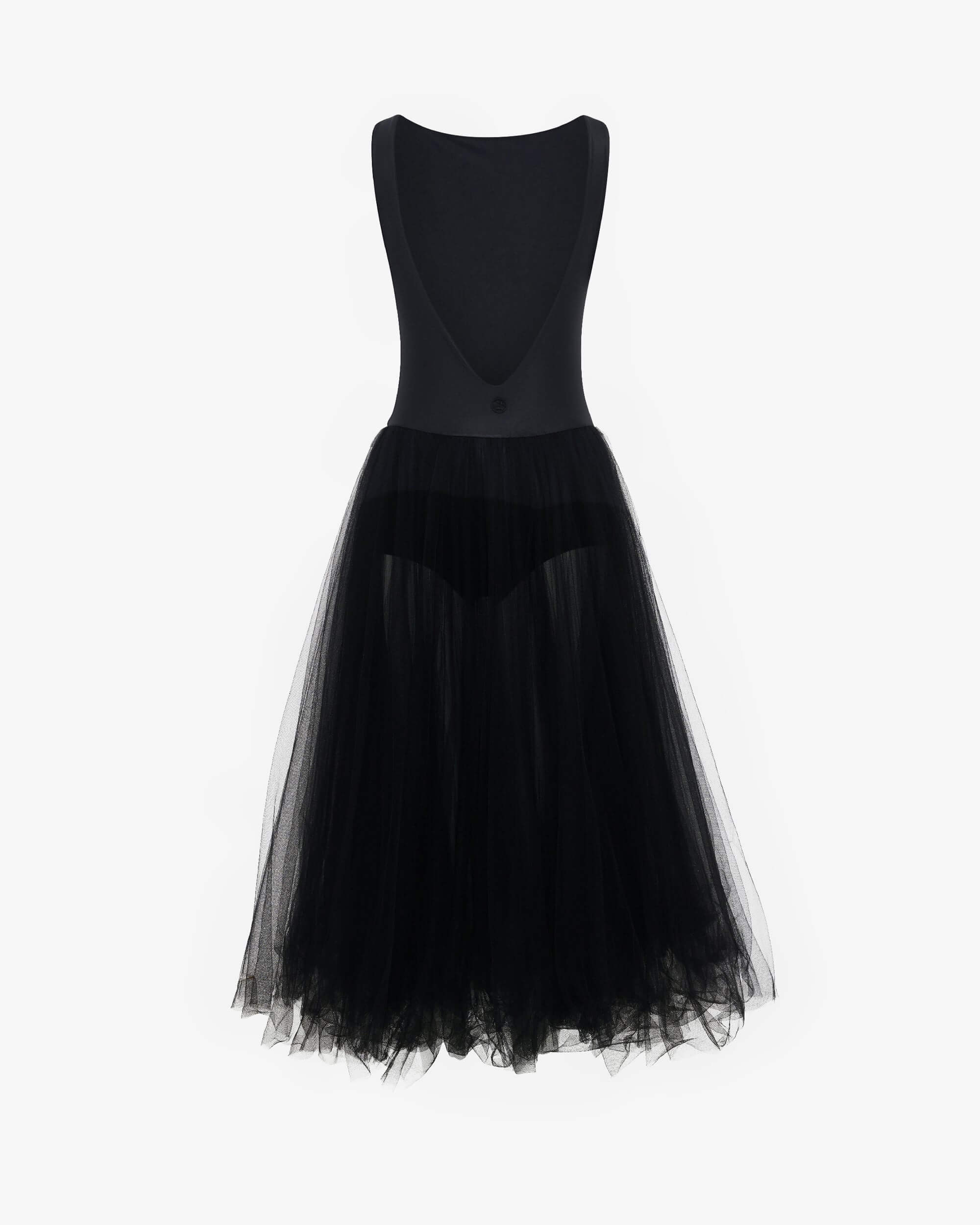Long Tutu Dress Black | Repetto Long Tutu Dress Black | Repetto
