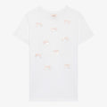 Signature satin multi-bow T-shirt