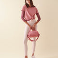 Small duffle bag with shoulder strap