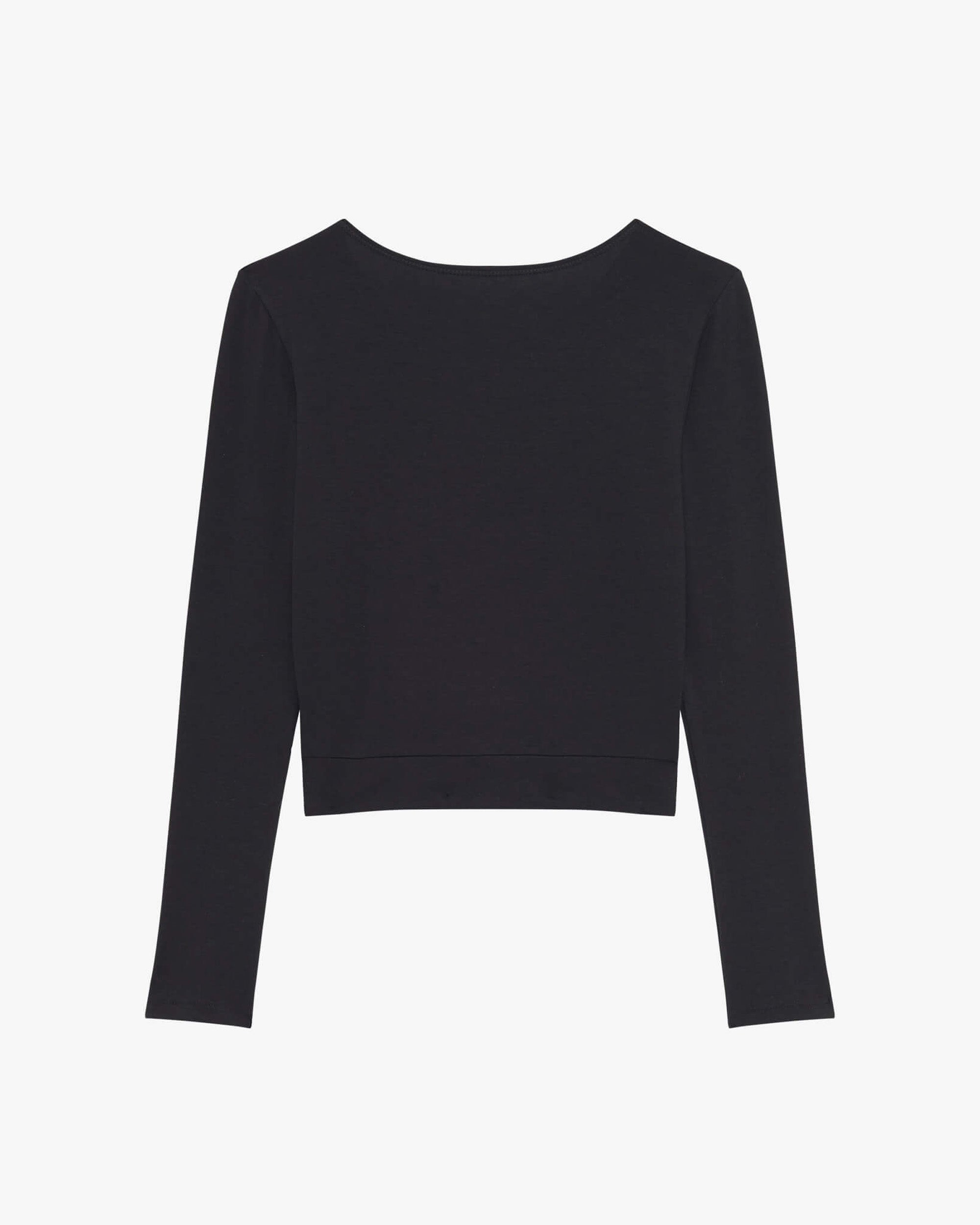 Top manches longues croisé