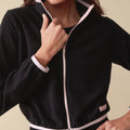 Veste courte zippé en polaire