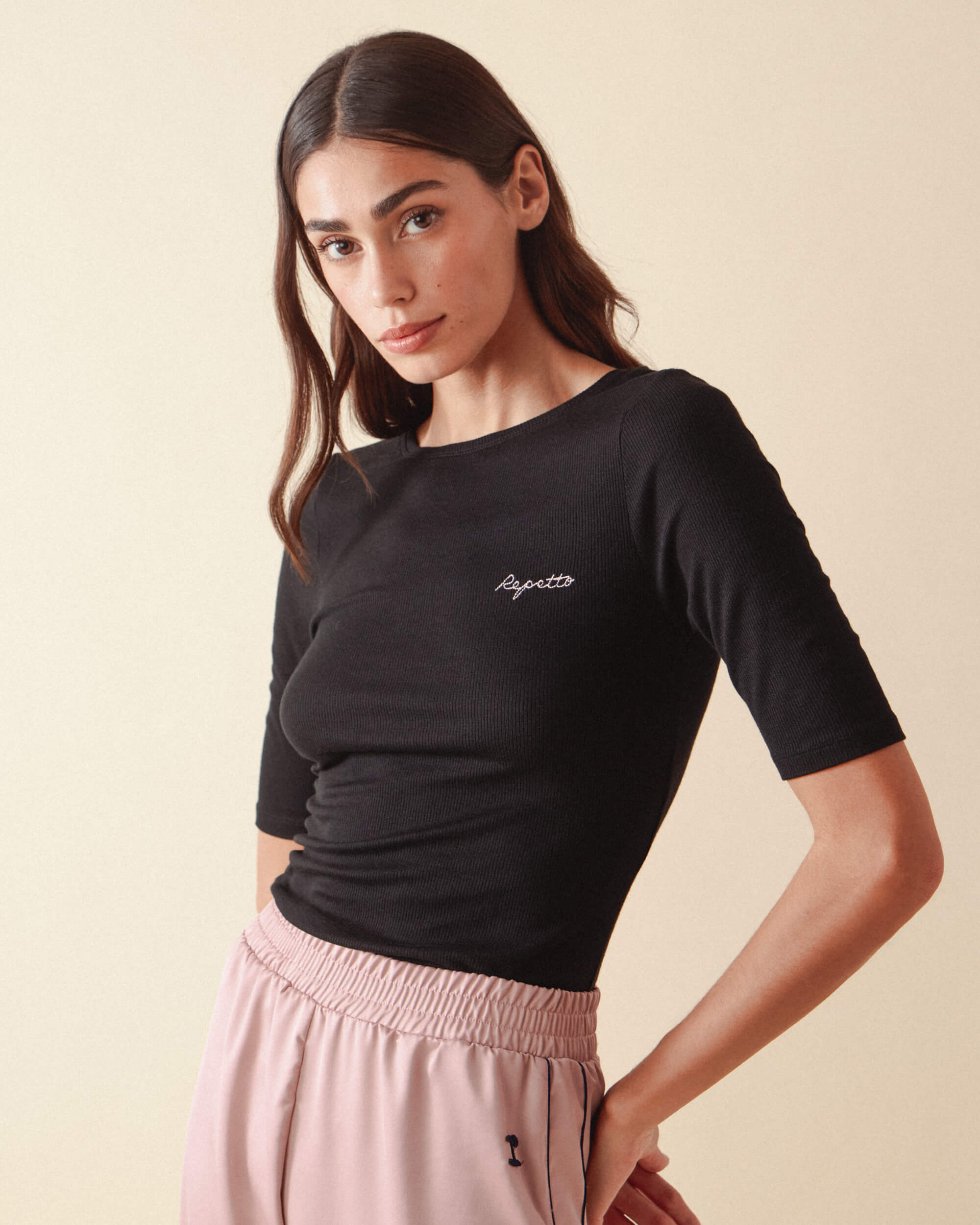 T-shirt décolleté dos