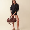 Large duffle bag with shoulder strap