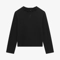 Sweatshirt col volanté