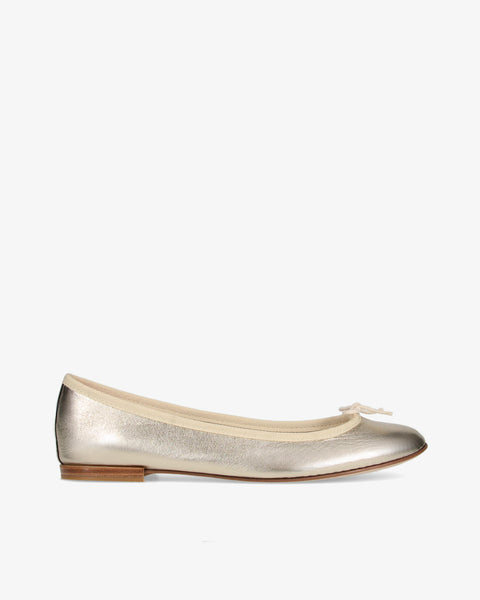 Cendrillon Ballet Flats Light Gold Bubble | Repetto