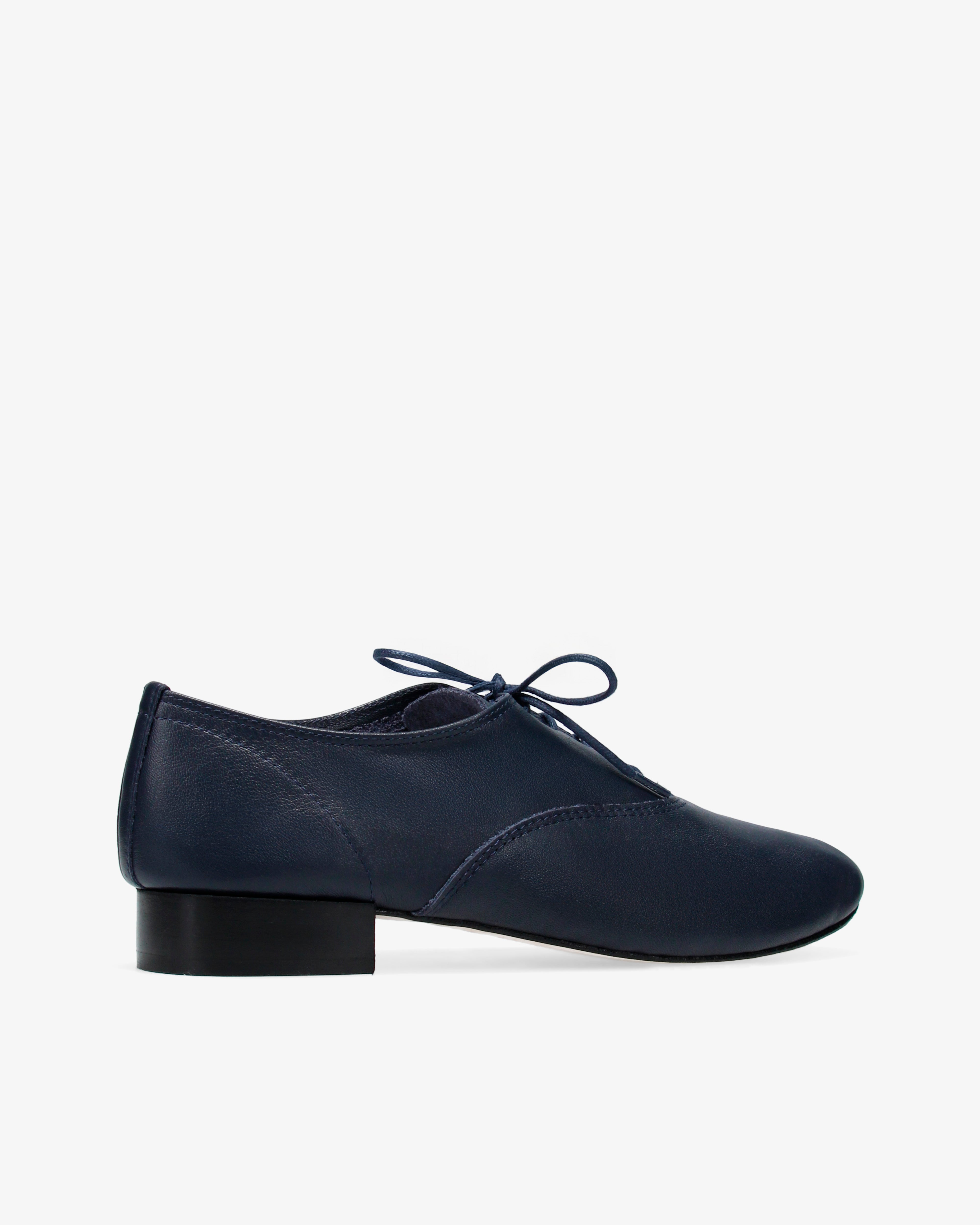Richelieus Zizi cuir Bleu Classique Repetto Paris