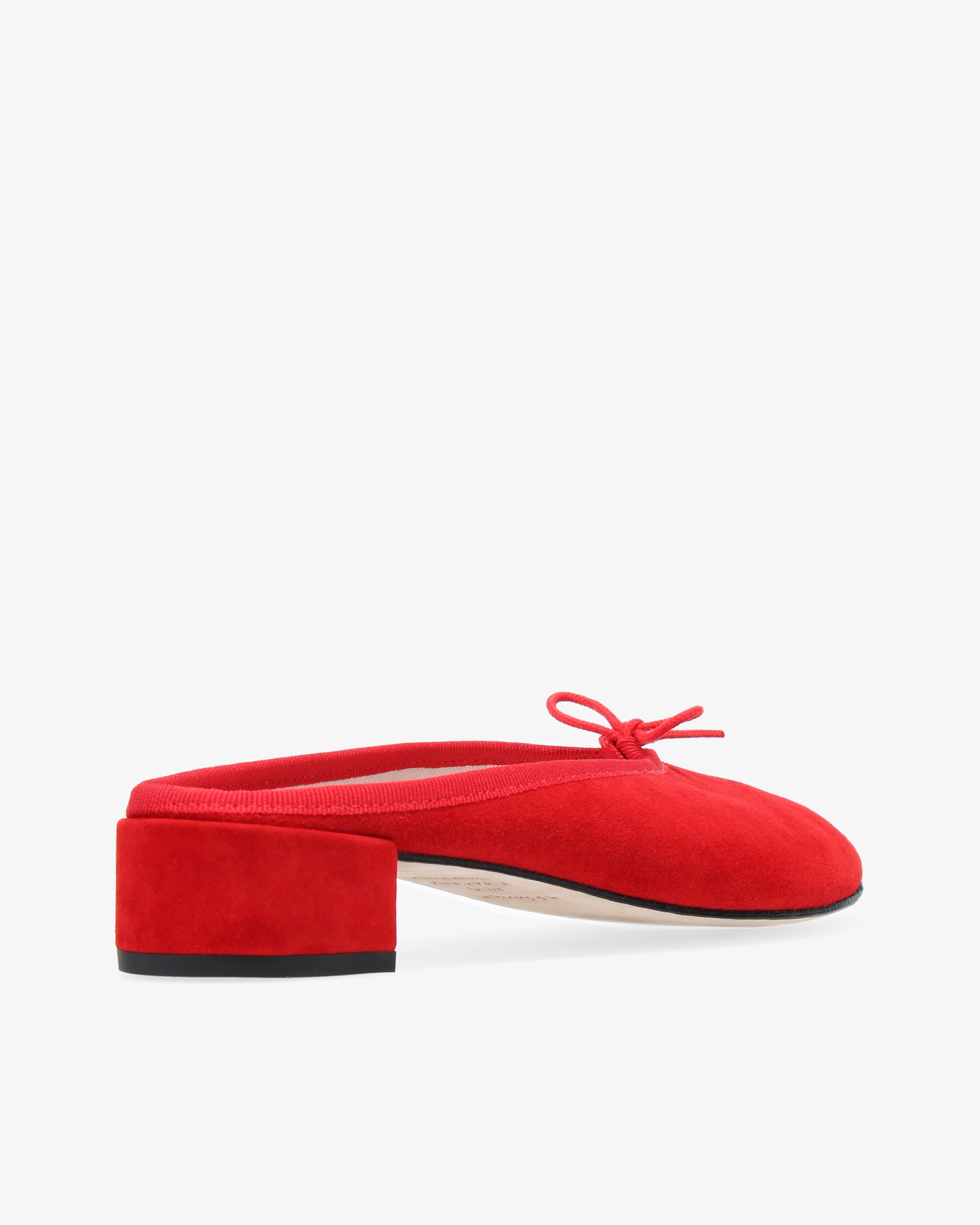 Camille mules in Goatskin suede