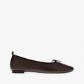 Ballerines Garance - bout carré - semelle gomme