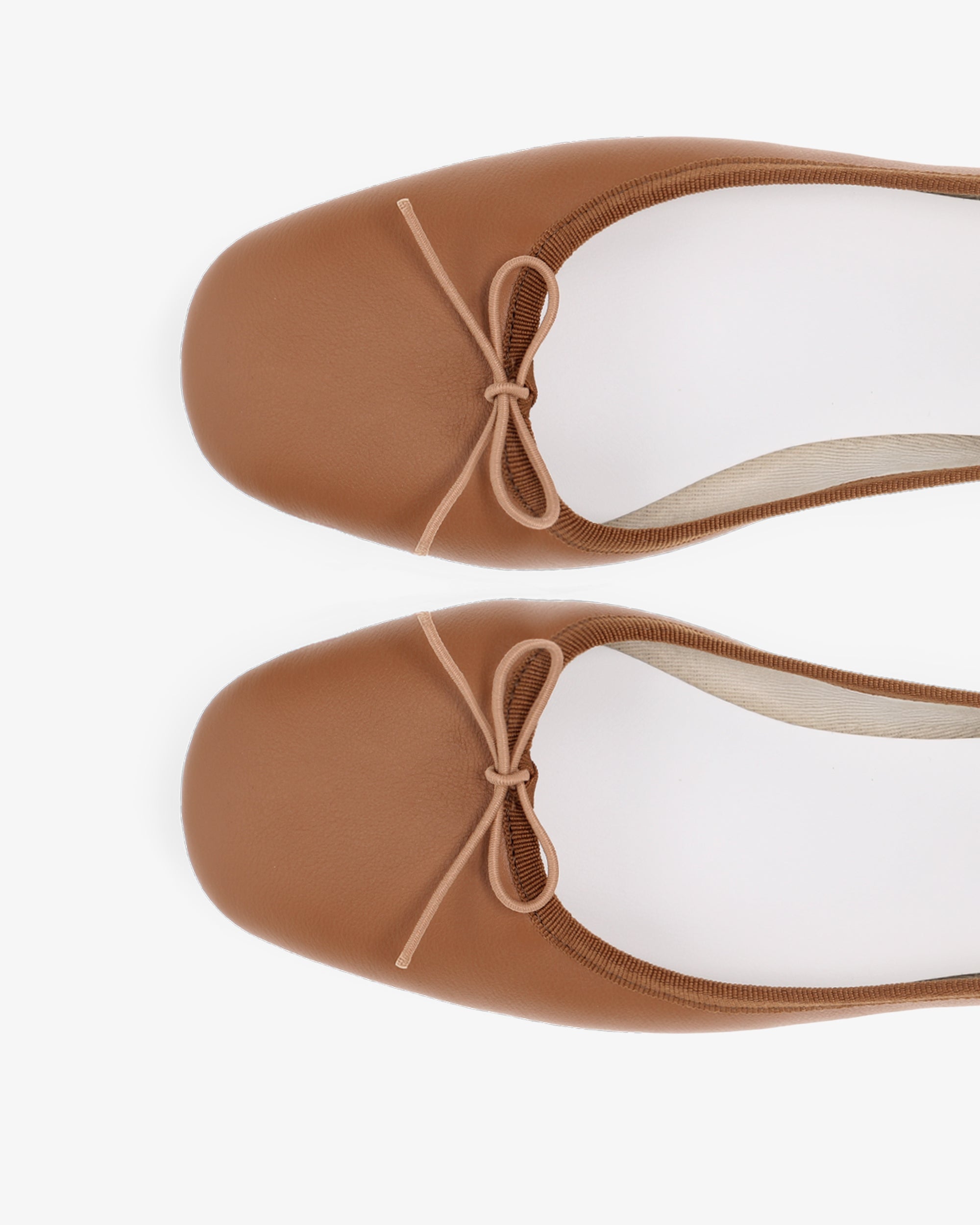 Ballerines Garance - bout carré - semelle gomme