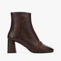 Phoebe metallic bow ankle boots - rubber sole