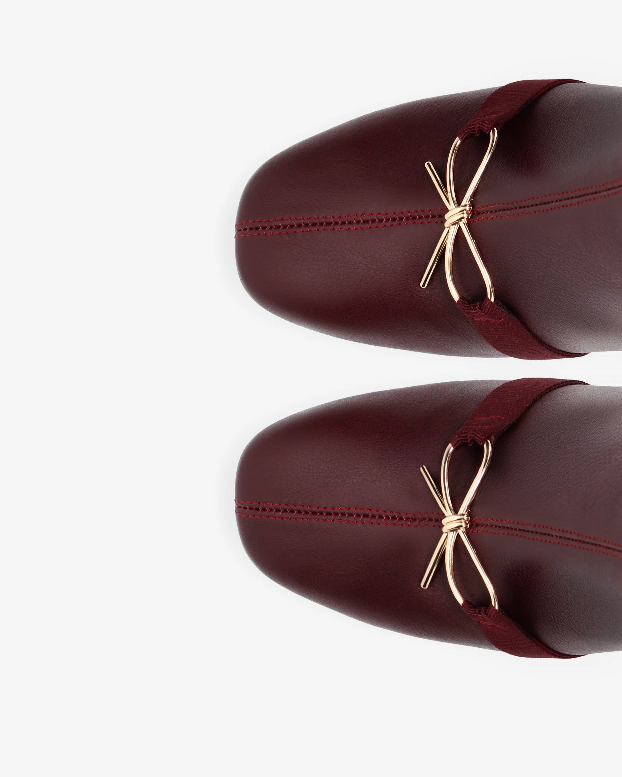 Phoebe metallic bow ankle boots - rubber sole