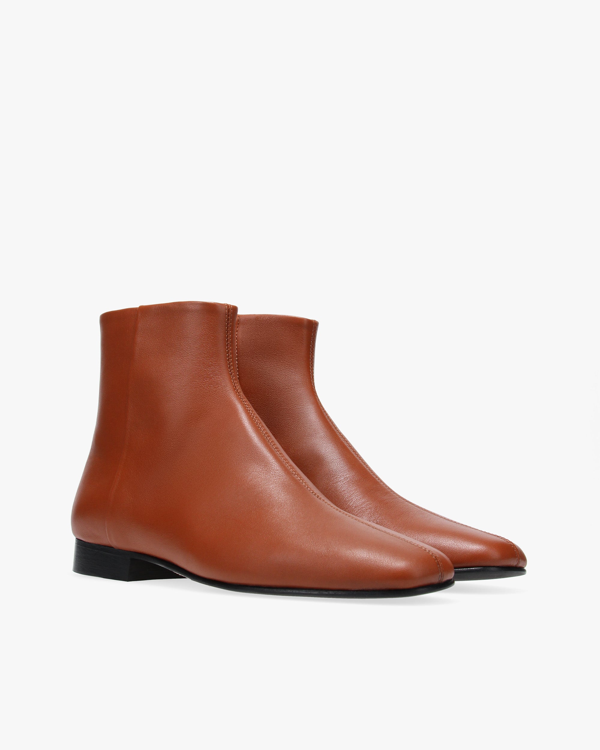 Phoebe Flat Boots Camel Cuba