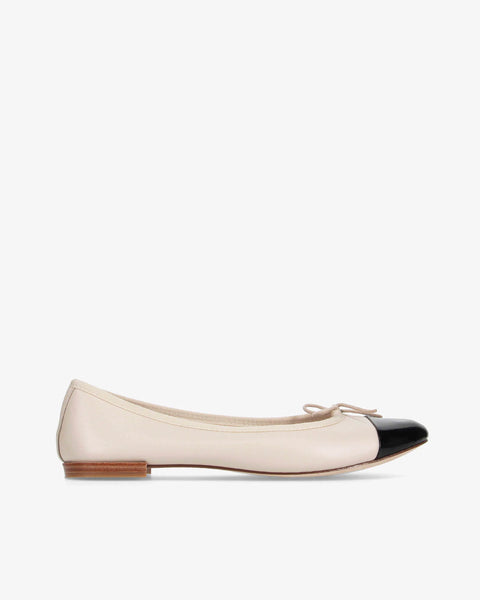 Flora Two-Material Ballet Flats | Repetto