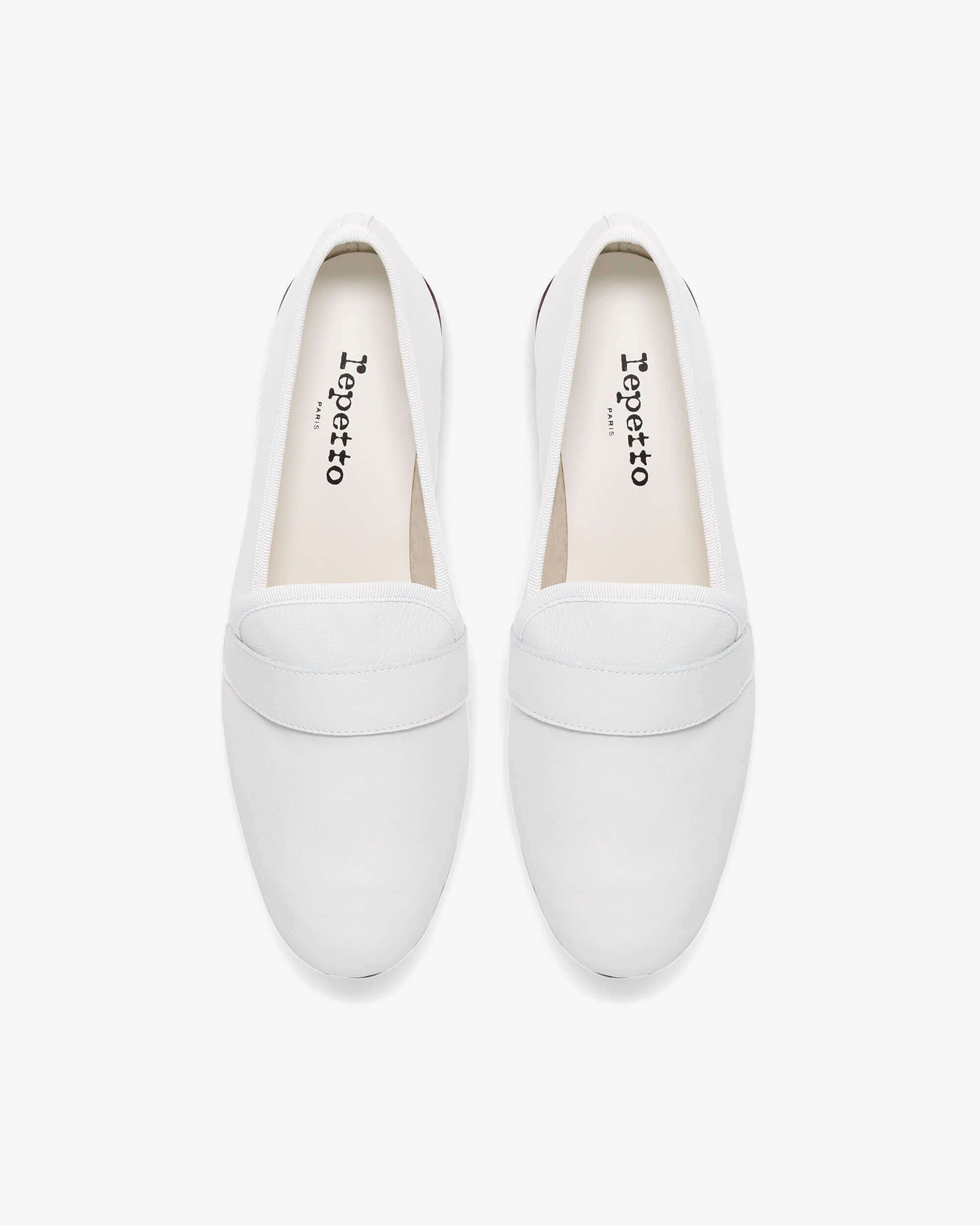 Mocassins Michael pour Homme cuir Blanc – Repetto