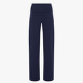 Viscose jazz pants with fold over waistband