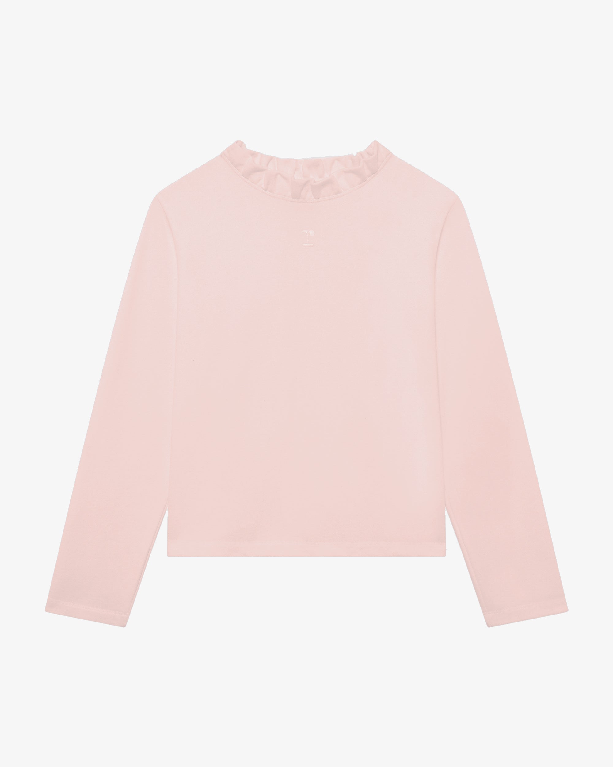 Ruffled Collar Sweatshirt