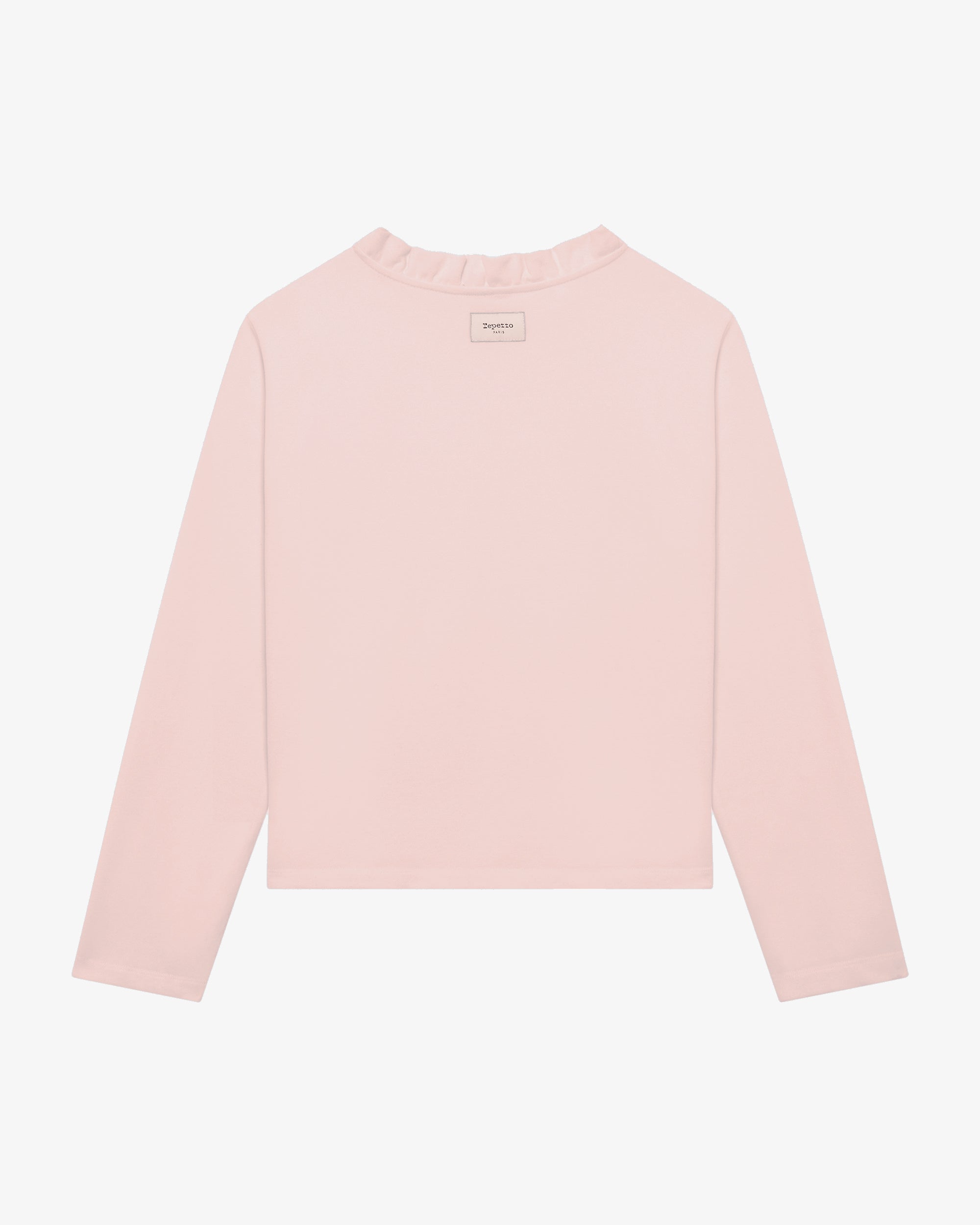Ruffled Collar Sweatshirt