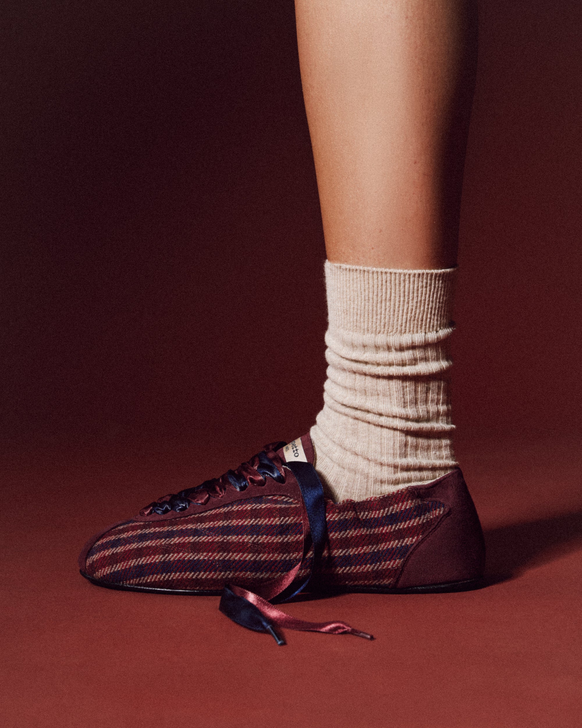 Silk Tennis Sneakers