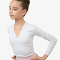 Knit wrap-over