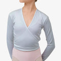 Knit wrap-over