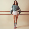 Satin sweatshirt